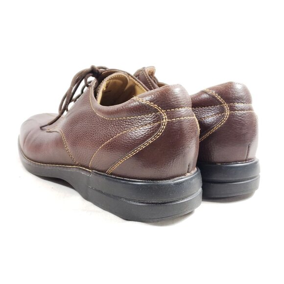 Dockers Mens Size 13 Bicycle Toe Brown Leather Lace-Up Shoes - Picture 5 of 9